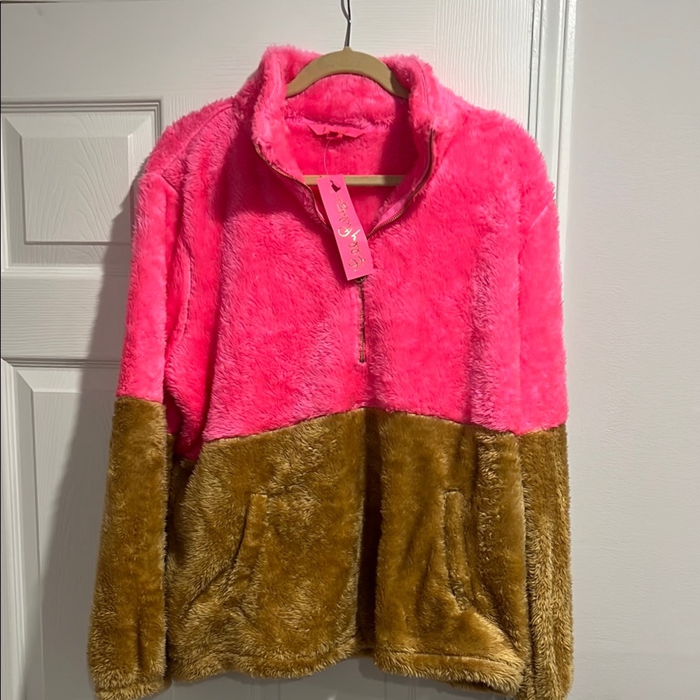 Lilly Pulitzer fleece quarter zip